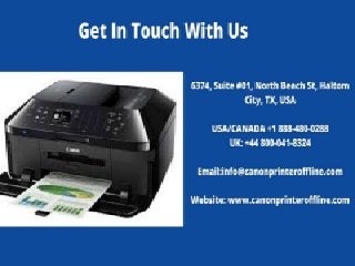 Fix Canon Printer Error 5B00 