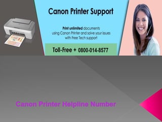 Canon printer helpline number