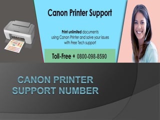Canon printer support number