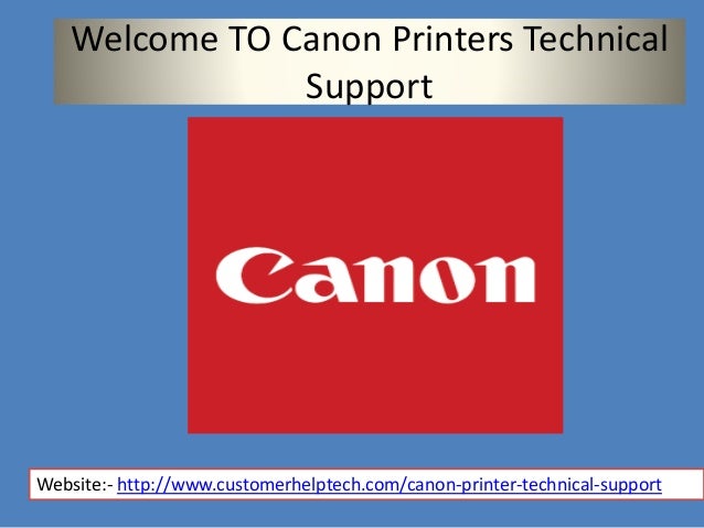 Technical Guidance U0026 Support On Canon Printers