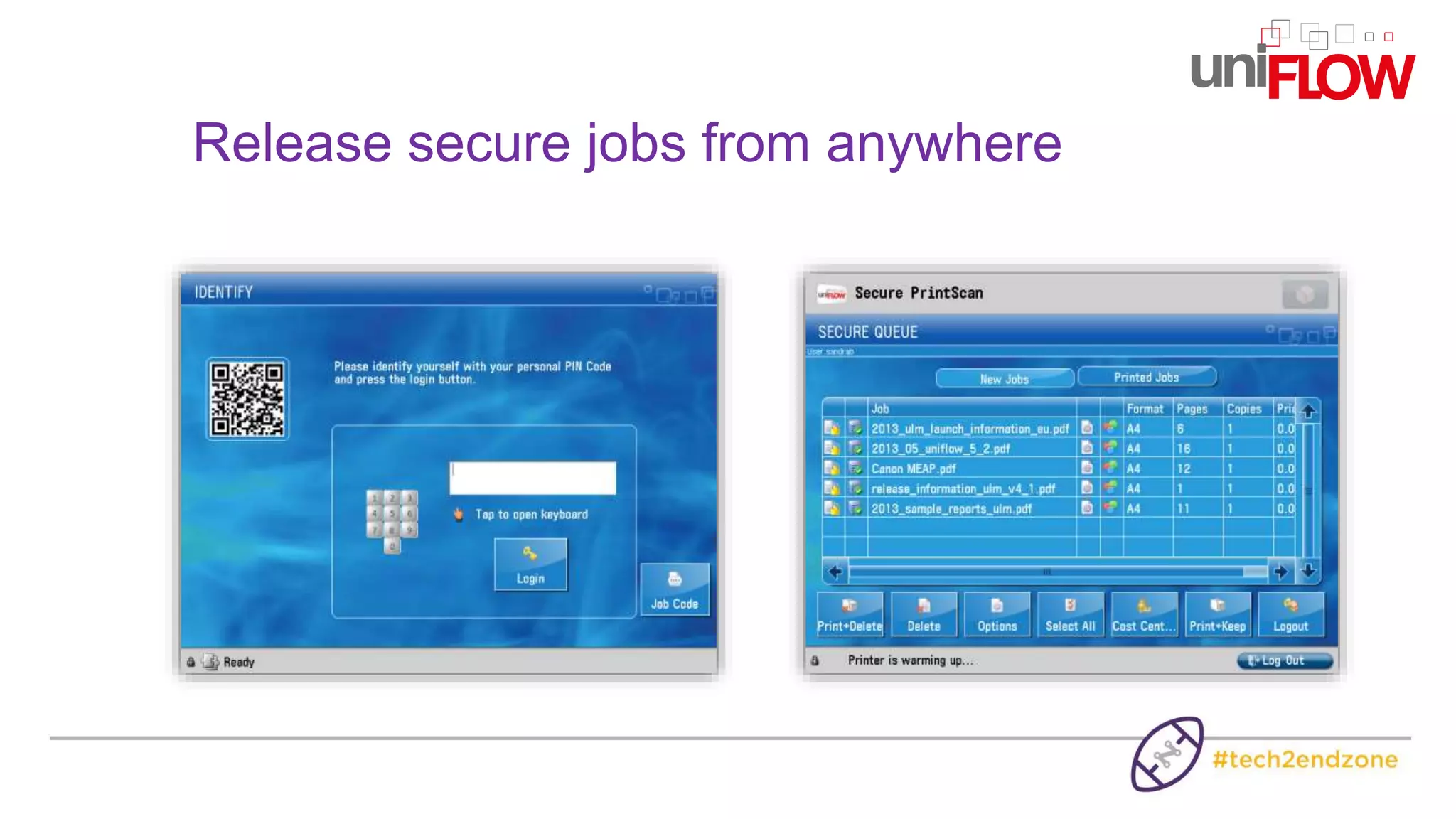 Release secure jobs from anywhere
 