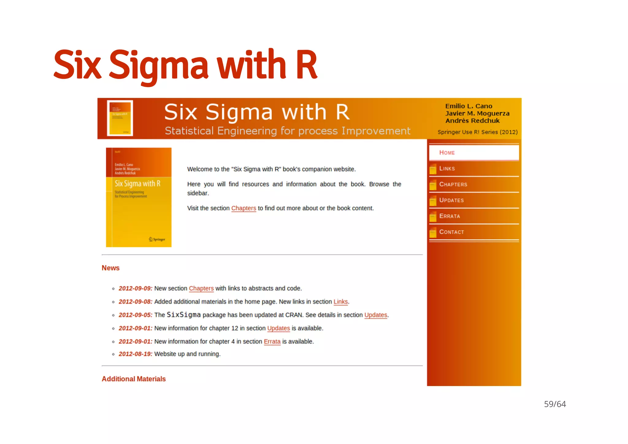 Six Sigma with R
59/64
 