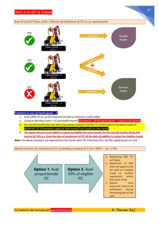 Gst Rules.pdf CA NOTES ON GST AND CUSTOMS | PDF