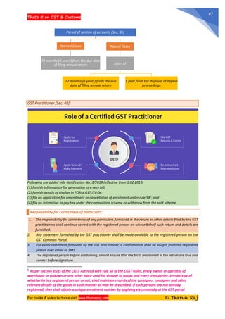 CA NOTES ON GST AND CUSTOMS | PDF