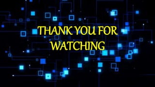 THANK YOU FOR
WATCHING
 