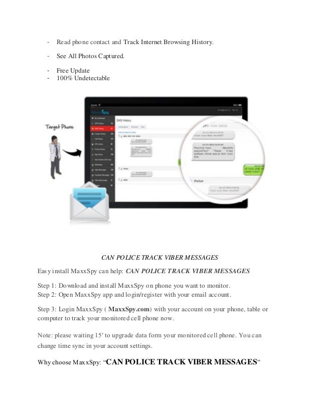 Can police track viber messages