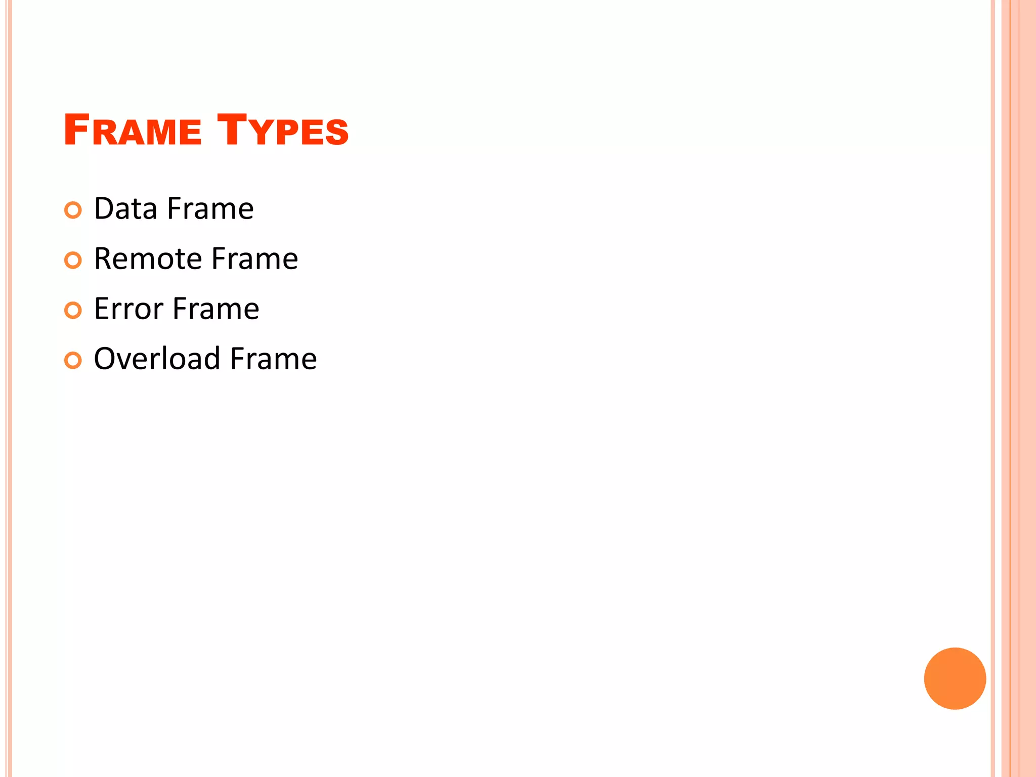 Controller Area Network(CAN) | PPTX