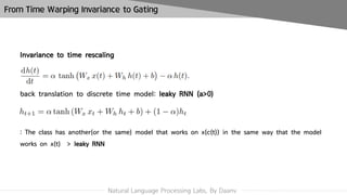 Can recurrent neural networks warp time | PDF