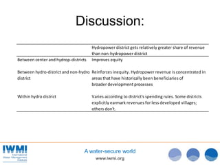 Scale matters: can revenue-sharing improve equity in hydropower development in Nepal?
