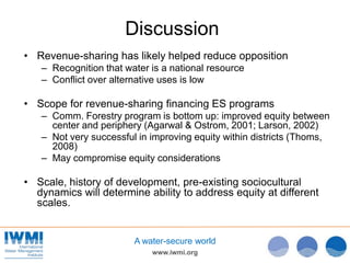 Scale matters: can revenue-sharing improve equity in hydropower development in Nepal?