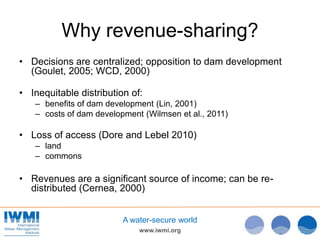 Scale matters: can revenue-sharing improve equity in hydropower development in Nepal?