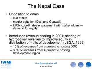 Scale matters: can revenue-sharing improve equity in hydropower development in Nepal?