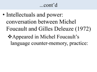 Language Counter Memory Practice Can the Subaltern Speak? | PPTX