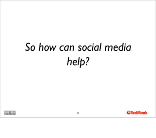 So how can social media
         help?



           27
 