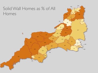 Solid Wall Homes as % of All
Homes
 