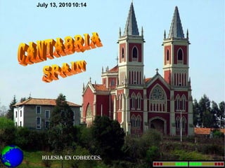 Iglesia en cobreces. cantabria spain July 13, 2010 10:13 