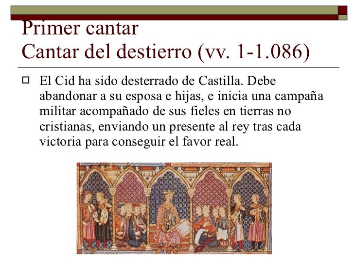 El Cantar Del Mio Cid Primer Capitulo