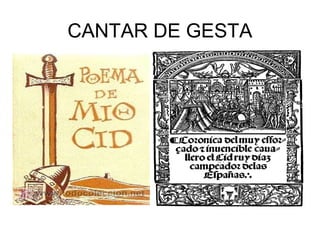 CANTAR DE GESTA
 