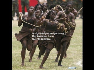 Amigo (amigo), amigo (amigo) Hay tanto por hacer Cuenta conmigo 