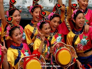 Y mi voz Junto a las demás 