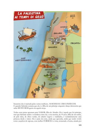 503 
Sunamita não é rejeitada pelas outras mulheres. AS RAINHAS A RECONHECEM. 
E quando Salomão nomeia que ela é a filha de um príncipe enquanto dança demonstra que sabia MUITO BEM quem era aquela moça. 
Todas essas pistas apontam para TAMAR, filha de Absalão. Ele é aquele que foi príncipe, mas que Salomão ainda o considera como tal, e essa menina, de 19 anos, filha de um nobre, de pele clara, de olhos verdes, de cabelos negros e ondulados, é verdadeiramente uma princesa desde o inicio. Ela é parte da corte, ainda que ignorada, ainda que tendo vivido como caçadora de raposas, essa mulher FORMOSA a vista, restaurada a honra, amada por  