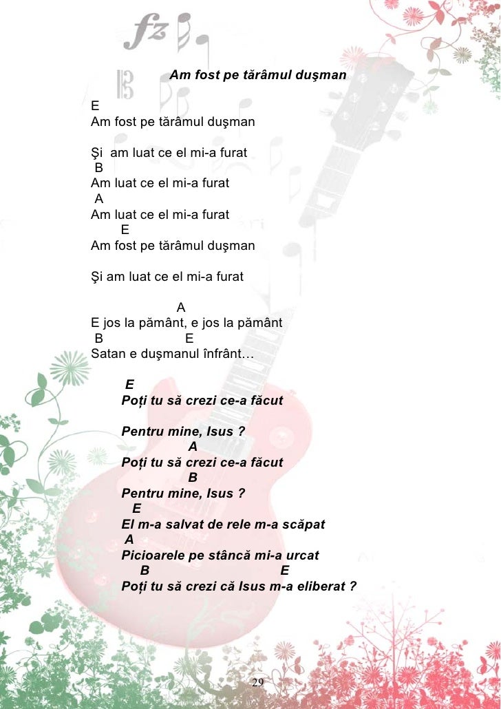 Jos La Picioarele Ti Acorduri