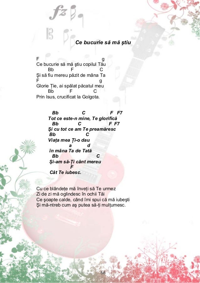 cantari cu acorduri crestine pdf