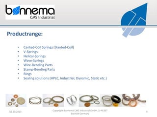 Canted coil spring solutions | PPT