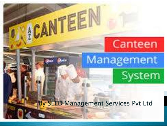 canteen management system pdf