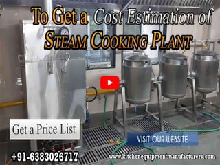 Canteen steam Cooking equipment manufactures in Trichy.pptx