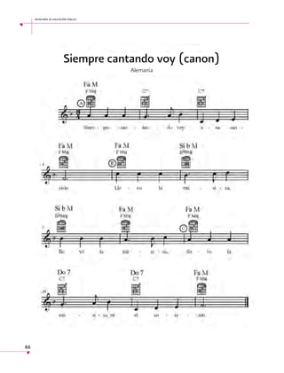 secretaría de educación pública

Siempre cantando voy (canon)
Alemania

86

 