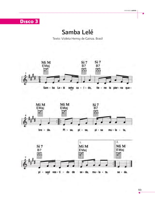 cantemos juntos

Disco 3

Samba Lelé
Texto: Violeta Hemsy de Gainza. Brasil

93

 