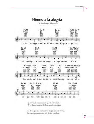 cantemos juntos

Himno a la alegría
L. V. Beethoven. Alemania

99

 