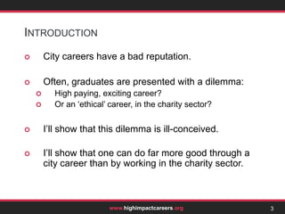 Often, graduates are presented with a dilemma: