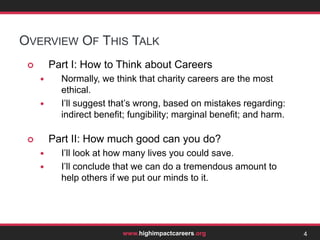 High paying,   	 exciting career?Or an ‘ethical’  	 career?2