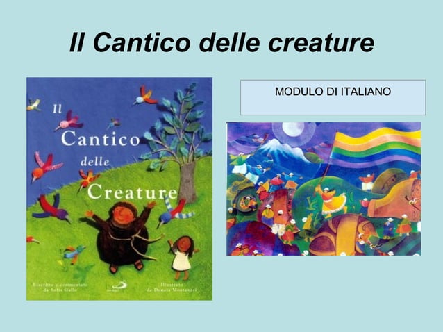 Figure Retoriche Cantico Delle Creature Cantico delle creature | PPT