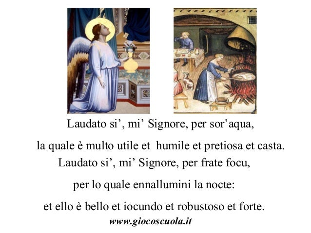 Commento Del Cantico Di Frate Sole Il Cantico di frate Sole