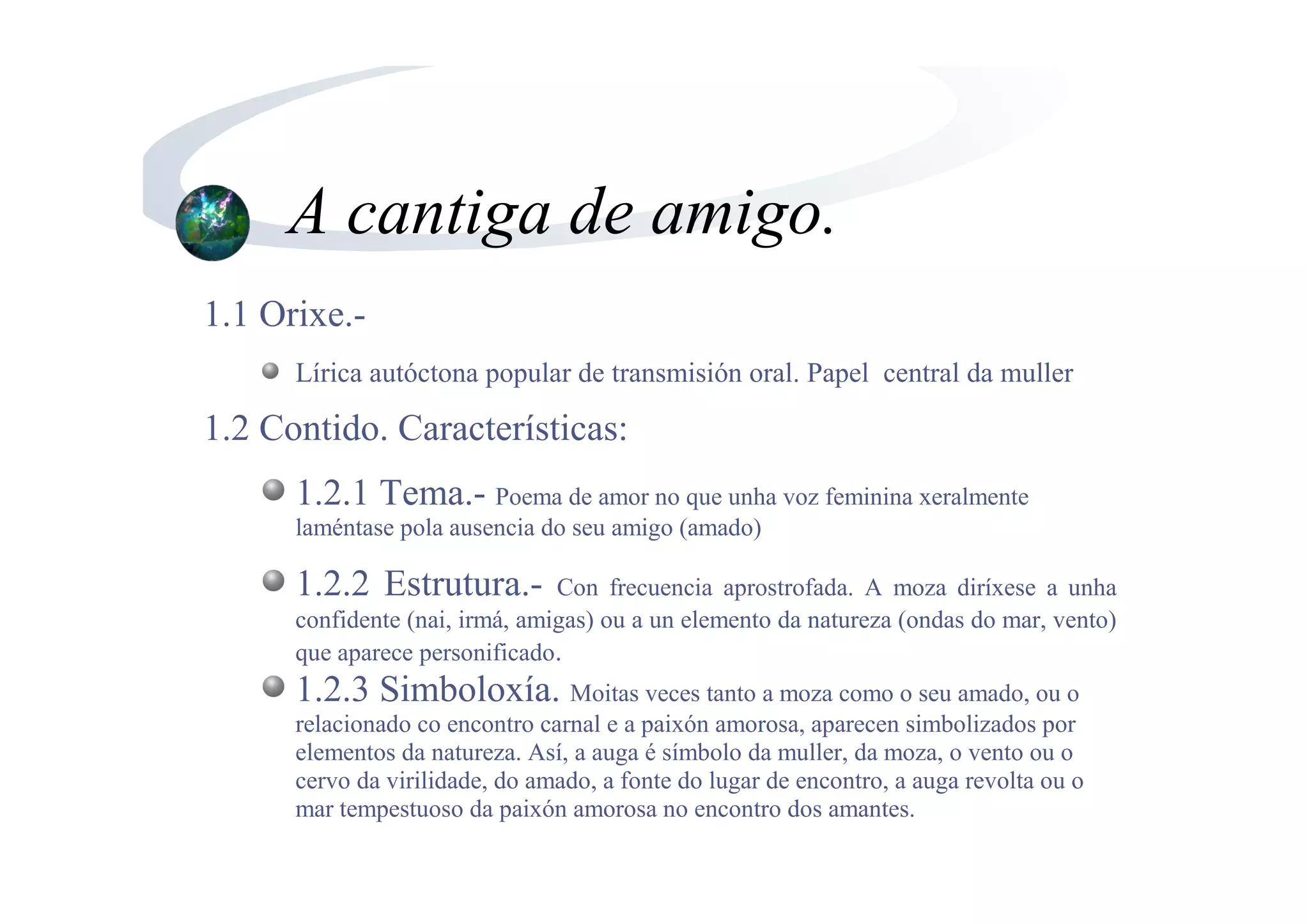 Cantiga de amigo | PPT