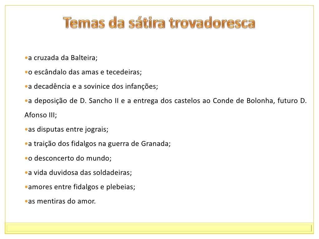 Cantigas De Escárnio E Maldizer Exemplos