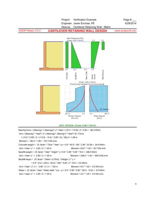 CANTILEVER RETAINING WALL FOR CIVIL ENGINEER | PDF