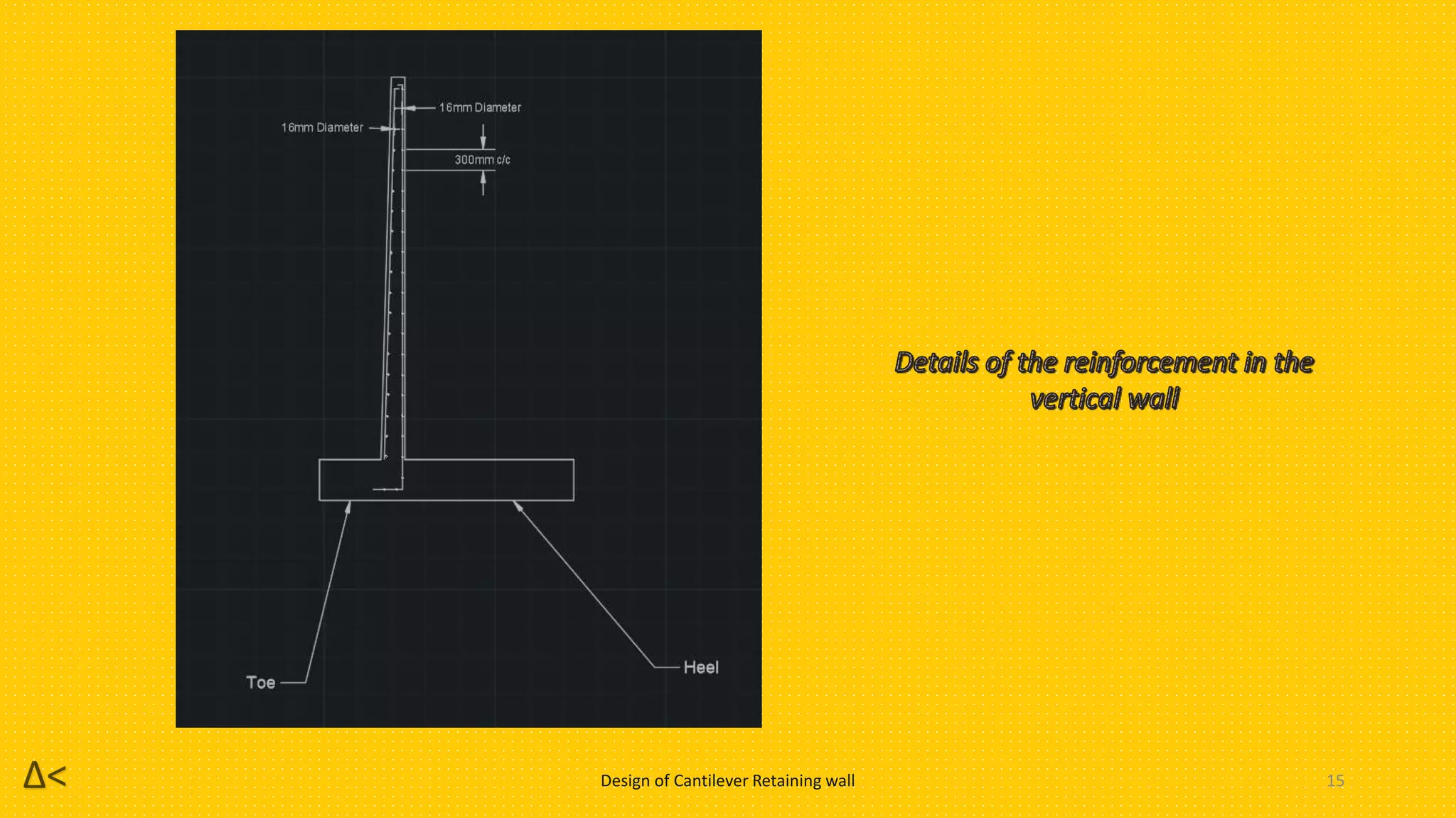 Design of Cantilever retaining wall | PPTX