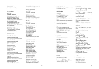 Vento do Espírito                              Contigo eu quero...Contigo eu quero ficar        Por todo o teu amor                            porque eu quis
Sopra neste lugar                              Contigo eu quero...Contigo eu quero ficar        Te darei minhas canções                        Saber mais que qualquer um, construir algum
E enche os nossos corações.                                                                     E também o meu viver, é a forma que eu tenho   amor
                                                                                                De expressar o meu amor.                       Onde a paz pudesse ser a verdade pra eu ver
                                                                                                                                               G            A               F#m
                                               Jesus Te Entronizamos
                                                                                                                                               Mas Jesus Cristo veio e me achou
                                                                                                                                                Am         B7
                                                                                                Ouve-se o júbilo
Estrela da Manhã                               Marcos Góes                                                                                     assim tão sujo
                                               Composição: Indisponível                                                                        G        A/G           F#m7      E numa cruz
                                                                                                Marcos Góes                                    por mim derramou sangue
Marcos Góes
                                               Jesus te entronizamos                            Composição: Indisponível                           B7
Composição: Indisponível
                                               Declaramos que és rei                                                                           tão puro
                                               Tu estas no meio de nos                          Ouve-se o júbilo de todos os povos                    Em7 A7          D
És a nossa Estrela da manhã,
                                               Te exaltamos com louvores                        Os reis se dobraram ao Senhor                  Foi assim que me salvou
Cordeiro Santo que nos trouxe a paz
                                               A ti fazemos um trono de louvores (2x)           Ouve-se um brado de vitória
Em Tuas mãos está todo o vencer,
                                               Oh! Vem Jesus e toma o teu lugar                 O dia do senhor chegou!!!                      Eu conheço agora sim a clareza de Jesus
Resposta a todo aquele que clamar
                                                                                                Ouve-se em todos os povos que um novo rei      Foi das trevas que eu vim, encontrei-me com a
A verdade é a Tua palavra e não pode mentir,
                                                                                                surgiu                                         luz
por isso estamos aqui
                                                                                                Impérios reconhecem que a sua destra reinará   Hoje eu quero sim saber do meu mestre,
                                               Meu Prazer
És a nossa Estrela da manhã,                                                                                                                   salvador
Cordeiro Santo que nos trouxe a paz                                                                                                            Quero dar-lhe meu louvor, eu só nele posso
                                               Marcos Góes                                                                                     crer
Em Tuas mãos está todo o vencer,                                                                A sombra de tuas Palavras
                                               Composição: Indisponível
Resposta a todo aquele que clamar
A verdade é a Tua palavra e não pode mentir,
                                               Em Espírito, em verdade,                             C
por isso estamos aqui                                                                                                                          Santo Lugar
                                               Te adoramos, Te adoramos (2x).                   Á sombra de tuas palavras descansa a minha
                                               Rei dos reis e Senhor                            alma
Te louvamos oh Senhor,
                                               Te entregamos nosso viver                        No rio de tuas promessas libero a fé           Intro: C, G/B, Gm/Bb, A7/4, A7, Dm7, G7, C,
Pelo seu imenso amor
                                               Rei dos reis e Senhor                            Tu és soberano nos céus e poderoso na terra    G7(#5)
Manifesta o Teu perdão e poder
                                               Te entregamos nosso viver.                       O único Deus em quem confia meu ser
E assim vamos te adorar para sempre
                                                                                                Em ti espero Senhor, jamais serei confundido   C        G/B     Gm/Bb
Pra sempre oh meu Deus
                                               Pra Te adorar, ó Rei dos reis                    Pois tua palavra destrói todos os meus         Há de ter um lugar onde o tempo há
                                               Foi que eu nasci, ó Rei Jesus                    inimigos.                                      A7/4 A7
                                               Meu prazer é Te louvar,                          Destrói todos os meus inimigos.                de parar,
Eu Só Quero Estar                              Meu prazer é estar                                                                              Dm7             C
                                               Nos átrios do Senhor                                                                            Onde a paz se faz real
                                               Meu prazer é viver                                                                                   D     G      Am7 G/B
Marcos Góes                                                                                     Cristo Jesus
                                               Na casa de Deus,                                                                                E o irreal amor não há não.
Composição: Indisponível
                                               Onde flui o amor (ministrando louvor).                                                          C         G/B           Gm/Bb
                                                                                                Grupo Elo                                      Sei que há, pois Deus o diz e eu não
Eu só quero estar onde Tu estás
                                                                                                Composição: Jayro T. Gonçalves                 A7/4 A7
Todo o tempo em Tua presença De longe eu
não quero Te adorar                            Motivo da minha canção                                                                          posso duvidar,
                                                                                                Cristo Jesus                                   Dm7             C
Leva-me pra onde estás
                                                                                                                                               Mesmo que não possa imaginar,
                                               Marcos Góes                                      Cristo Jesus é o Meu Salvador                    D          G     Am7 G/B
Eu só quero estar onde Tu estás
                                               Composição: Indisponível                         Desejo amá-lo mais                             Espero o dia, sim, espero.
Morar contigo eternamente
                                                                                                Todos os dias é o Meu Senhor                    C       G/B          F   Dm7 G7
Ó leva-me ao lugar onde Tu estás
                                               Jesus Cristo é o motivo                                                                         Aleluia, aleluia, no céu eu vou morar.
Contigo eu quero ficar
                                               Da minha canção                                  CORO                                           C       G/B            F   Dm7     Aleluia,
                                               Outra razão eu não tenho                                                                        aleluia, pois Cristo vem me
Eu quero estar Contigo
                                               Para cantar a melodia é Ele                      A Cristo eu amo, Oh! Quanto eu amo             G7 G7(#5)
Vivendo em Tua presença
                                               A minha vida está em Deus                        Pois por mim morreu                            buscar.
Comendo em Tua mesa
                                               Jesus Cristo é o motivo                          O seu Sangue Jesus lavou-me                    Há de ter um lugar onde lágrimas não rolarão,
Rodeado por Tua Glória
                                               Da minha canção.                                 Em gratidão sou Teu                            Fracassados dias maus, da vida em caos,
Em Tua presença
Eu desejo sempre estar                                                                                                                         Jamais verei, pois,
                                               Muitas razões para viver                         Bem cedo ao céu Ele me levará                  No lugar, santo lugar, onde o inimigo ausente
Eu só quero estar
                                               Muitas razões para morrer                        Desejo amá-lo mais                             estará,
Eu só quero estar em Ti
                                               Muitas razões para dar amor                      Eternamente me guiará                          Face a face a Cristo verei,
                                               Nem sempre se sabe os porquês                                                                   E muitos verão, por isso eu canto...
Eu só quero estar onde Tu estás
                                               A vida passa com rapidez                         Volta ao CORO
Todo o tempo em Tua presença De longe eu
                                               Cada momento aproveitarei.
não quero Te adorar
Leva-me pra onde estás                                                                                                                         A Paz
                                               Para dar minhas canções
                                                                                                Foi assim
                                               Oferecer minhas orações
Ó Meu Deus
                                               Entregar minha vida inteira                                                                     Grupo Logos
Tu és minha força e minha canção                                                                Tom: D Intro: D Am G (bis)
                                               A quem tudo me dá.                                                                              Composição: Indisponível
Quando fraco em Tua presença Me sustenta
com Tuas mãos                                                                                   D               A/C# Bm           F#m
                                               Uma luz que brilha sem cessar                                                                   Sei que a paz do céu o pai
                                               E eu não me canso de perguntar                   Conheci o mundo mal e com ele seus ardis       Vai dar a todo aquele que a
Eu só quero estar onde Tu estás                                                                 G             D/F#        Em7
                                               Sobre o porque das minhas canções                                                               Cristo aceitar,. e um novo
Morar contigo eternamente                                                                       Me arrastei no lamaçal, tudo isso
                                               Pra Deus, só tu conheces meu coração                                                            Dia então. sim nascerá, para
Ó leva-me ao lugar onde Tu estás                                                                            A
                                               E só existe uma razão pra agradecer                                                             Uma vida nova cheia de amor.



                                                                                           31                                                                                             32
 