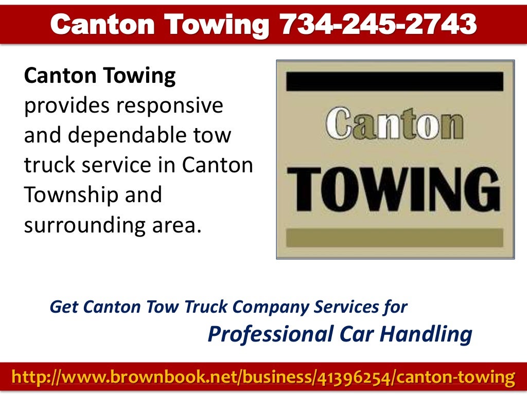Canton Towing 7342452743