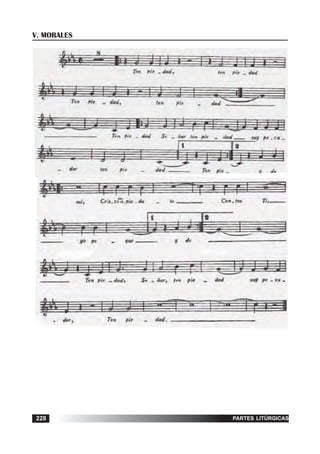 partes litúrgicas228
V. MORALES
 