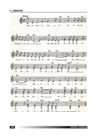 partes litúrgicas244
C. ERDOZAIN
 