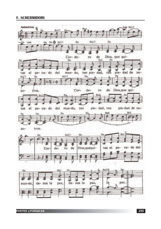 partes litúrgicas 255
F. Schermidori
F. SCHERMIDORI
 
