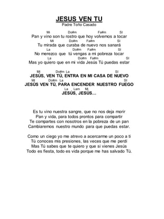 Cantoral de adviento con acordes .