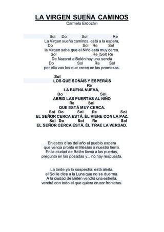 Cantoral de adviento con acordes .