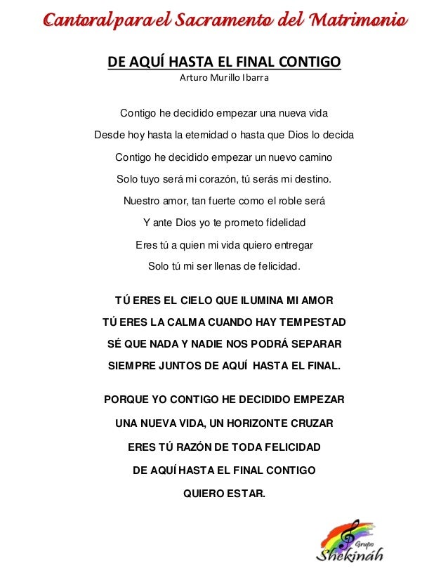 Cantoral Para Matrimonios Con Acordes cantoral para matrimonios con acordes