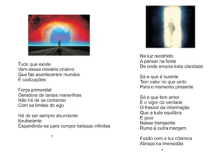 Cantos de Amor ao Belo